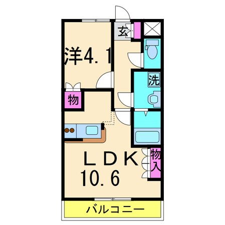 鹿嶋アーバンスクエアの物件間取画像